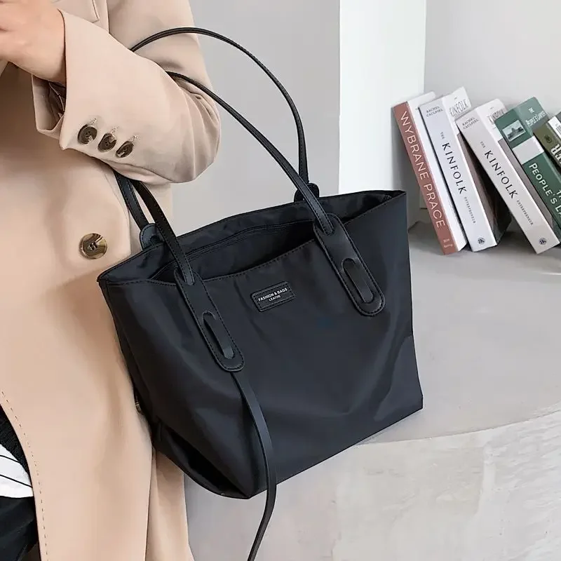 GAINNY Luxury Designer Tote Bag Women Large Capacity Solid Color Handbag Commuting Shopping Shoulder Bag Aesthetic Fashion 2024