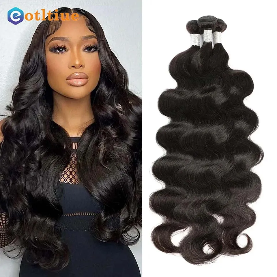 

Brazilian Body Wave Human Hair Bundles 1/3/4 PCS Remy Human Hair Bundles Weaves Deals Wholesale Human Hair Extensions 12A Hair