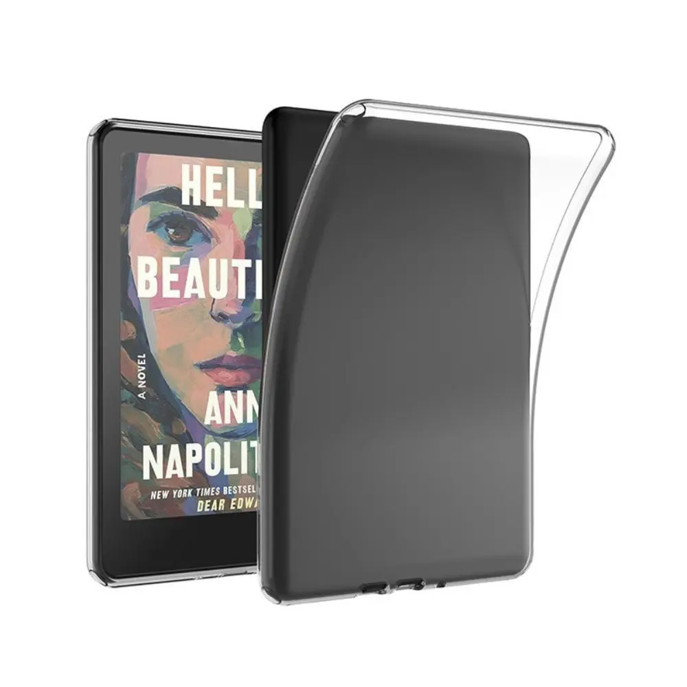 

Transparent 7 inch eReader Case with Kickstand TPU Back Cover Soft for Kindle Paperwhite 2024 12th Generation/Colorsoft