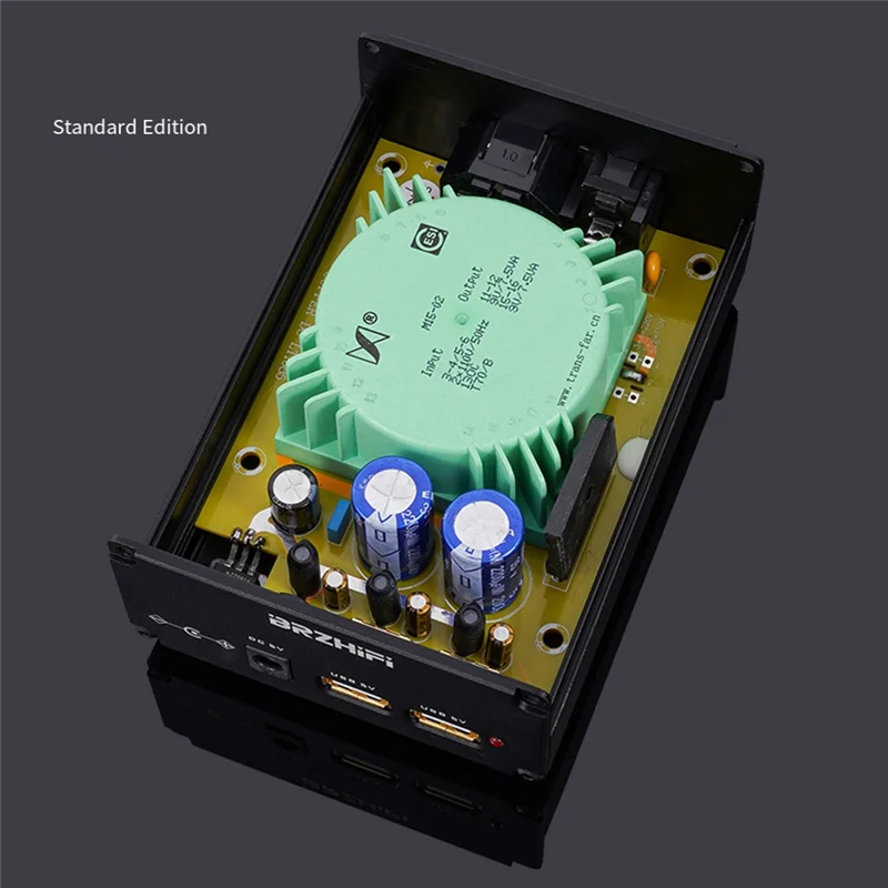 3CGRO-Low Noise For DAC Headphone Amplifier 15W DC5V USB Audio Linear Power Supply For LT1086CT CLC Filters DC5521 CAS XMOS