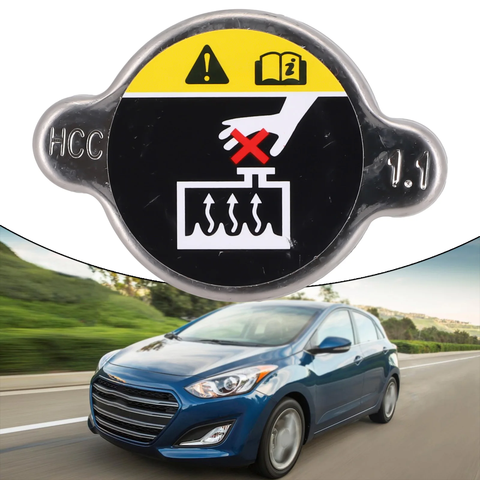 1 шт. автомобильный бак для воды, крышка радиатора для Hyundai Tucson Elantra I30 I40, номер детали 25330-B1000, металлическая крышка радиатора, замена