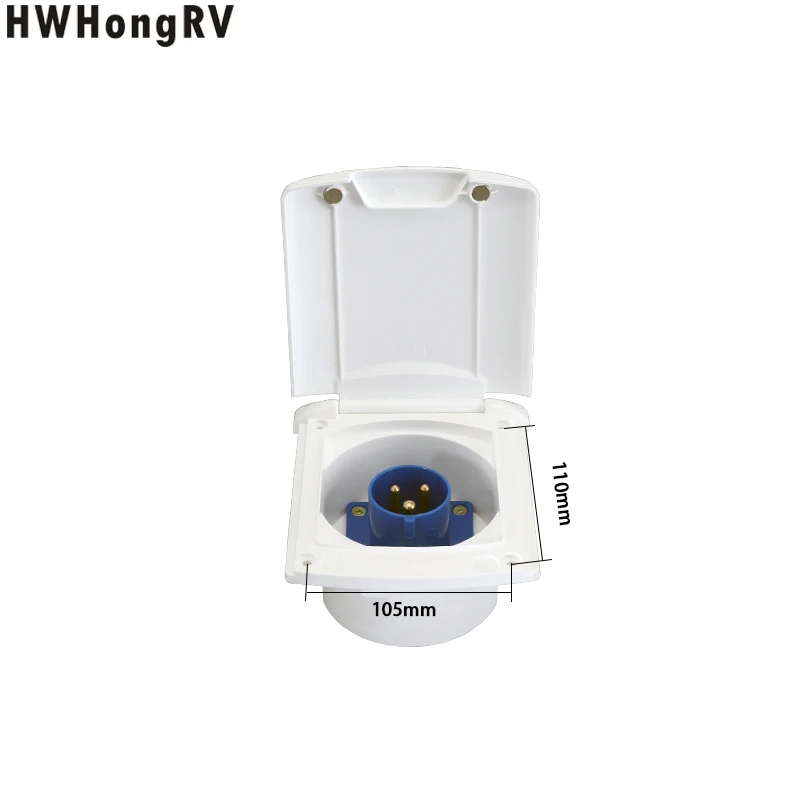 عالية الجودة بالجملة RV العربة 110-220 فولت 12A الخارجية فلوش ربط مقاوم للماء التوصيل المقبس RV تخييم تيار مستمر محول #3