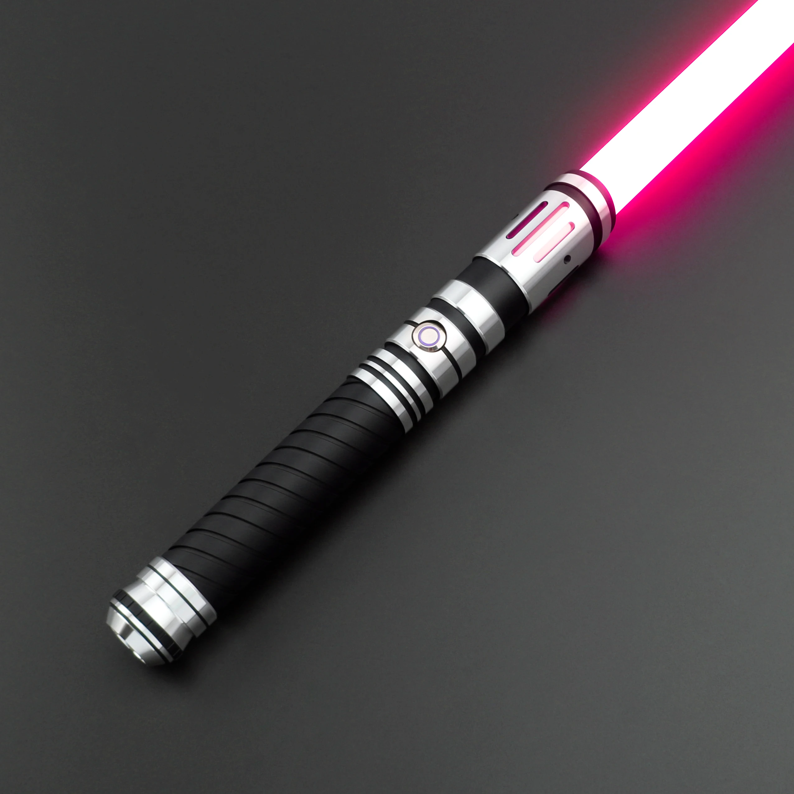 TXQSABER Lightsaber Staff SNV4 픽셀 블래스터 소드(탈착식 헤비 결투 더블 블레이드 금속 힐트 코스프레 완구 듀얼 세이버)