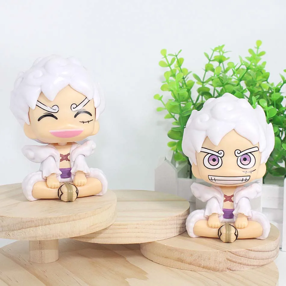 Figurka anime ONE PIECE, 9 cm, Gear 5 Monkey D. Luffy, figurka akcji w wersji Q, figurka Luffy, kolekcjonerski model z PVC, zabawka.