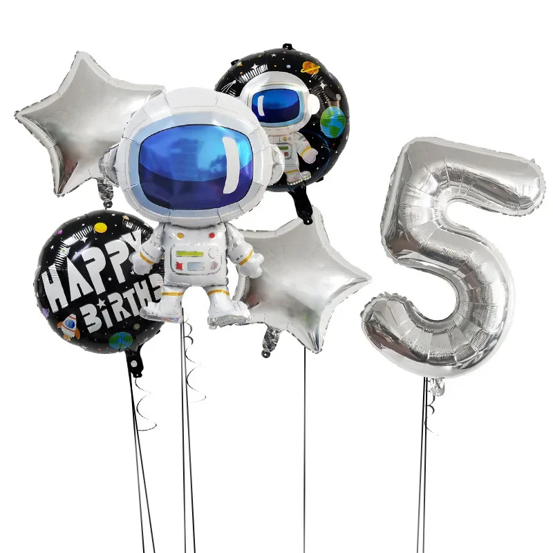 Disney Astro Series Theme Birthday Party Decorative Products Digital Aluminum Film Balloon Set