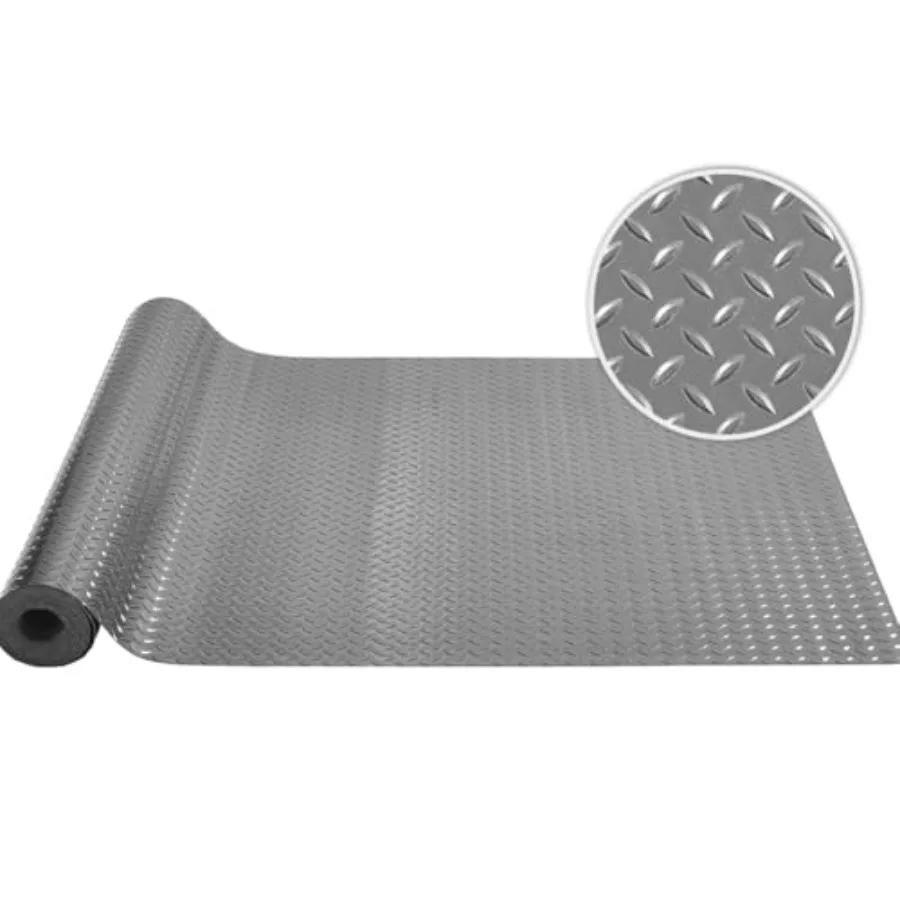 

2.8mm Thickened Garage Floor Mat, Custom Size Parking Mat Heavy Duty Non-Slip PVC Floor Protector for Under Car, Golf Cart, Rub