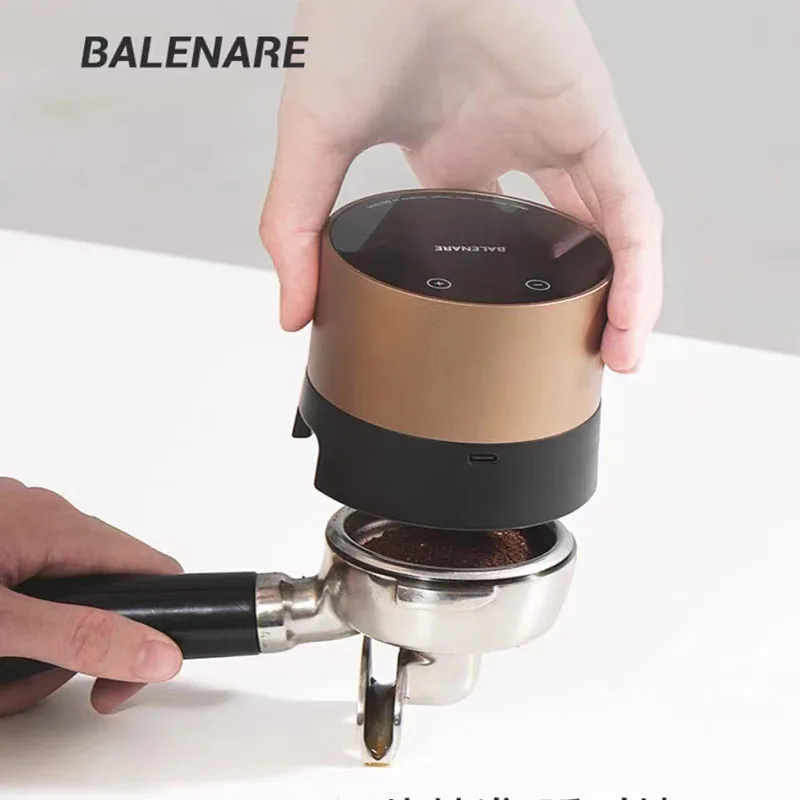 

Balenare Intelligent Electric Coffee Powder Press Espresso Coffee Machine Automatic Constant Force Mini Powder Press Hammer 58MM