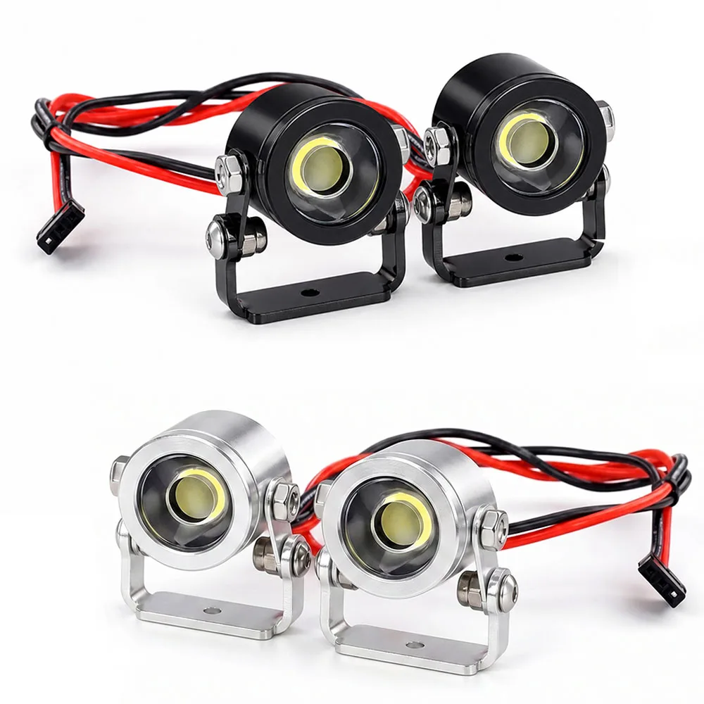 OGRC Aluminium-Scheinwerfer RC Auto Dach-LED-Licht für 1/10 TRAXA TRX4 TRX6 Axial SCX10 YK RC Crawler Auto Truck Universal