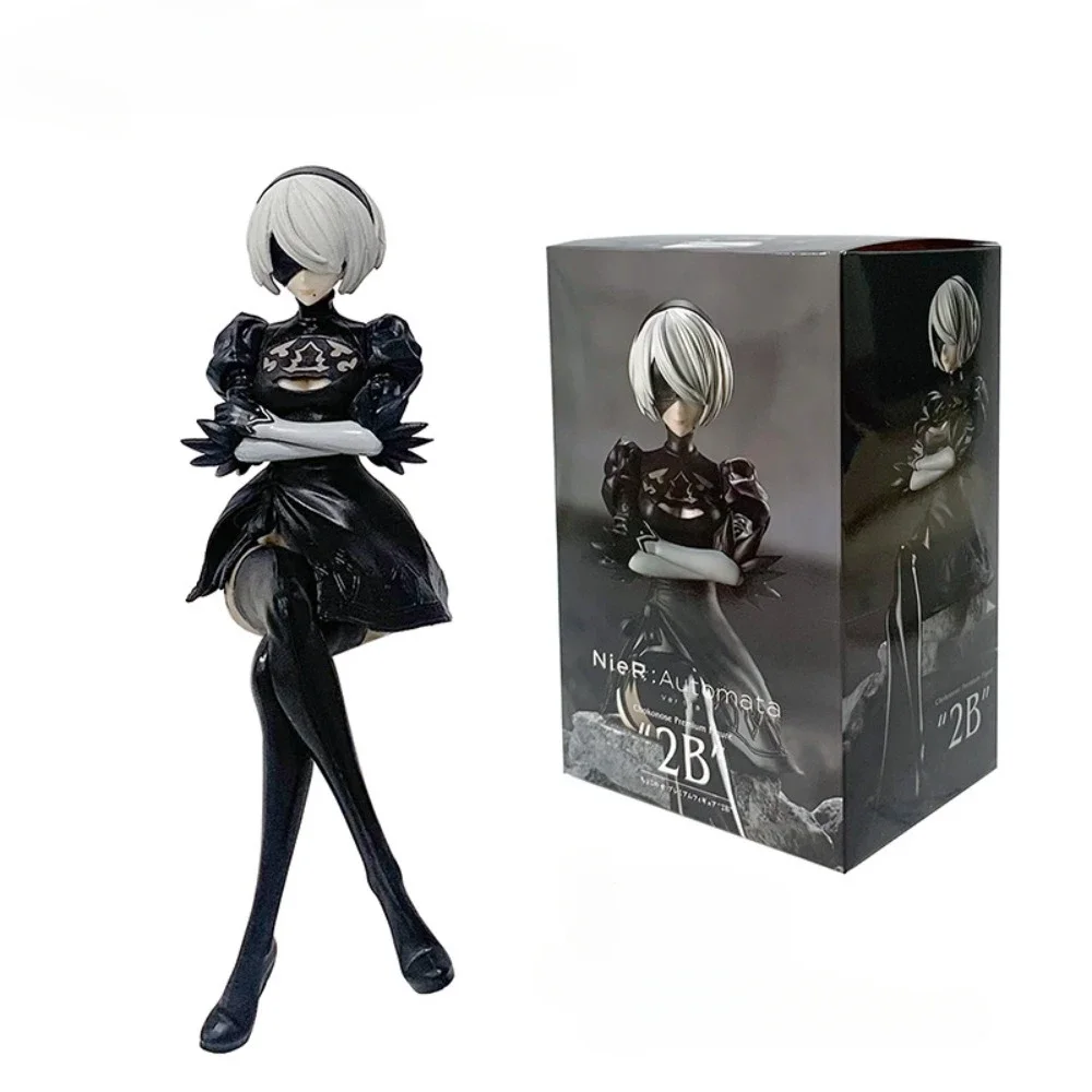 

16CM NieR Automata YoRHa No. 2 Type B Figma 2BLifeform Kaine Nier PVC Action Figure Doll ModelCollectible Statue Figura Gift