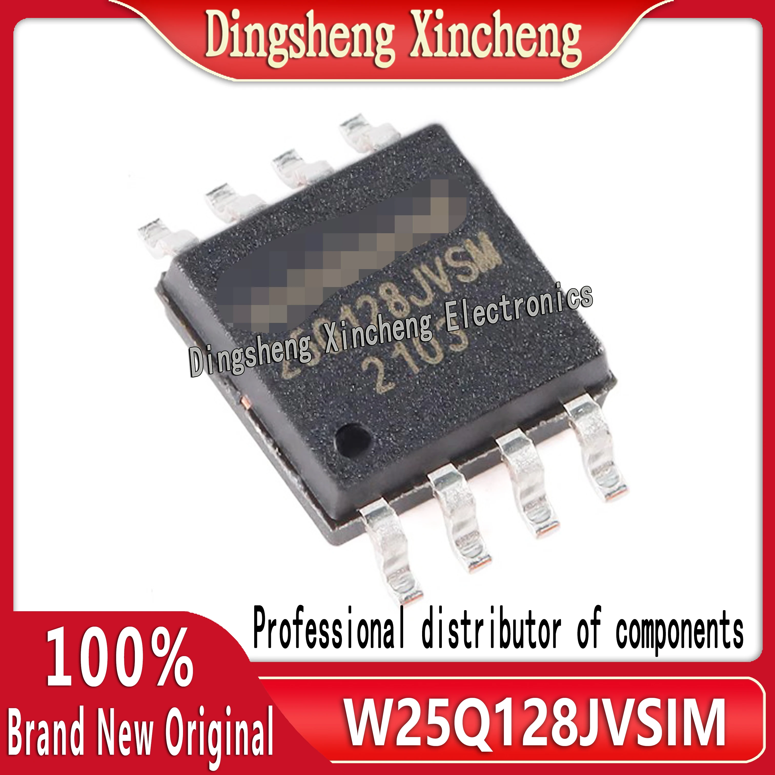 Original genuine W25Q128JVSIM SOIC-8 3V serial flash memory chip