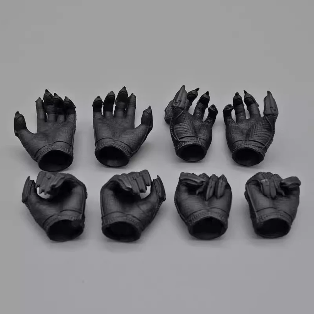 1/6 Hottoys HT Black Gloved Hand Types Paw Monster Version 2.0 8 pz/set accessori per 12 "DAM COO BD001 Action Figure Collect