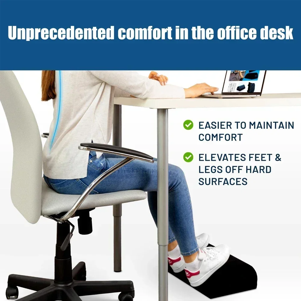 Ergonomic Feet Pillow Relaxing Cushion Support Foot Rest Under Desk Feet Stool for Home Office Computer Work Foot Rest Cushion