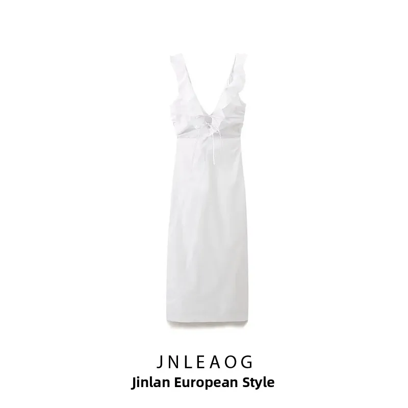 JNLEAOG Nova Coleção Outono: Vestido F de Tecido com Camadas Decorativas, Estilo Francês, Versão H, para Uso Diário, F...