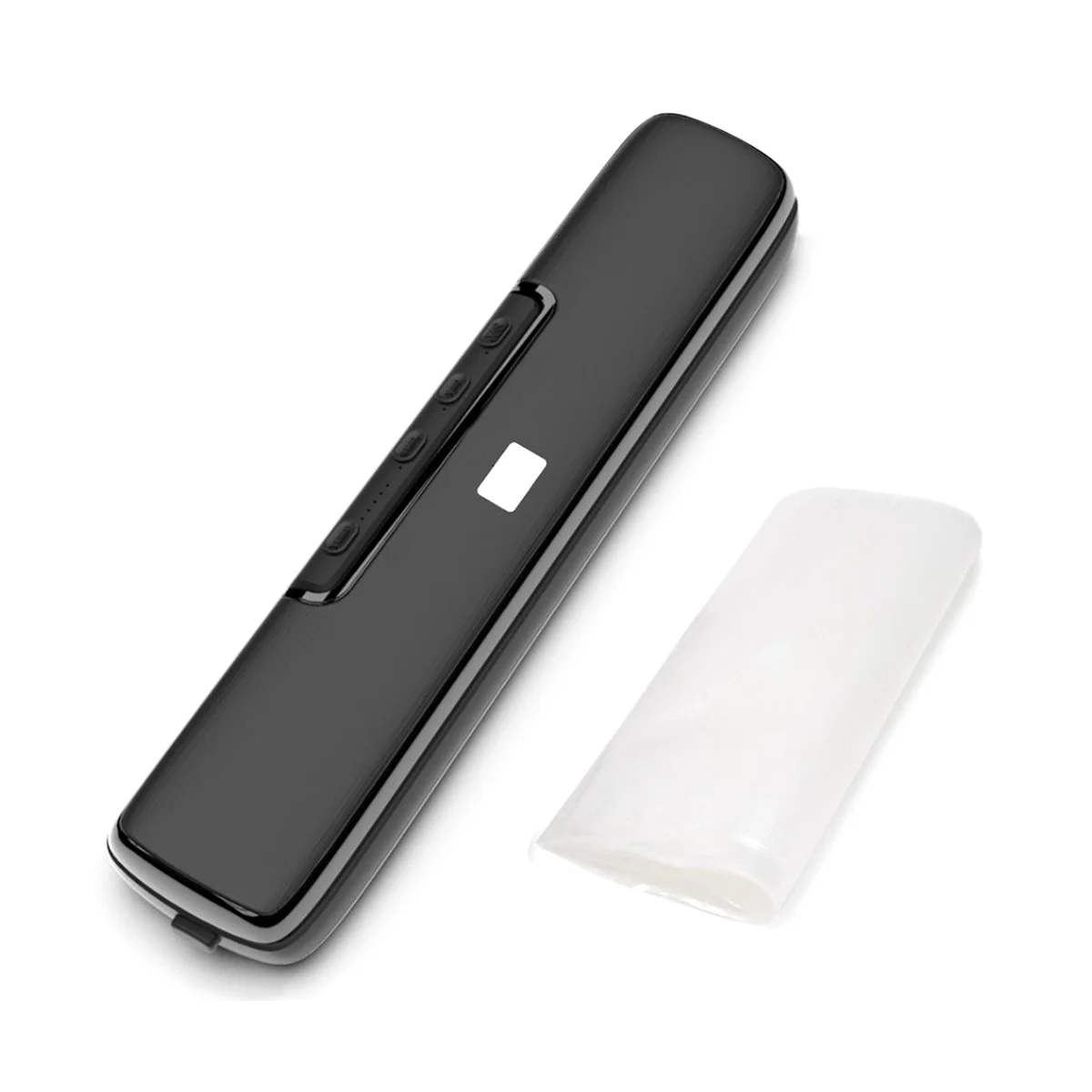 Machine sous vide automatique pour aliments, système de bancs d'air pour le stockage des aliments, sec et support avec kit de sacs scellés, noir, prise US