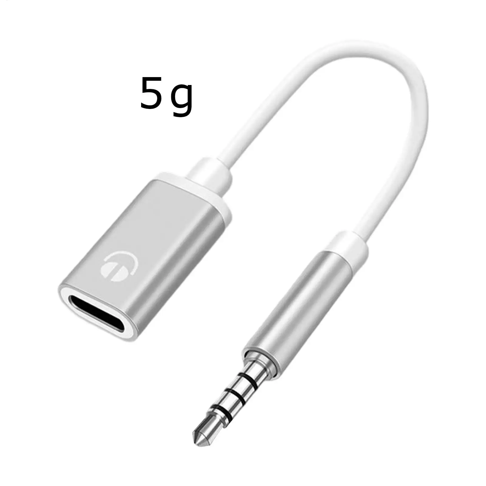 3.5mm Male To Type-C Female Headphone Aux Cable Converter Type-C To Flat Headphone Round Head Adapter Cable view 6