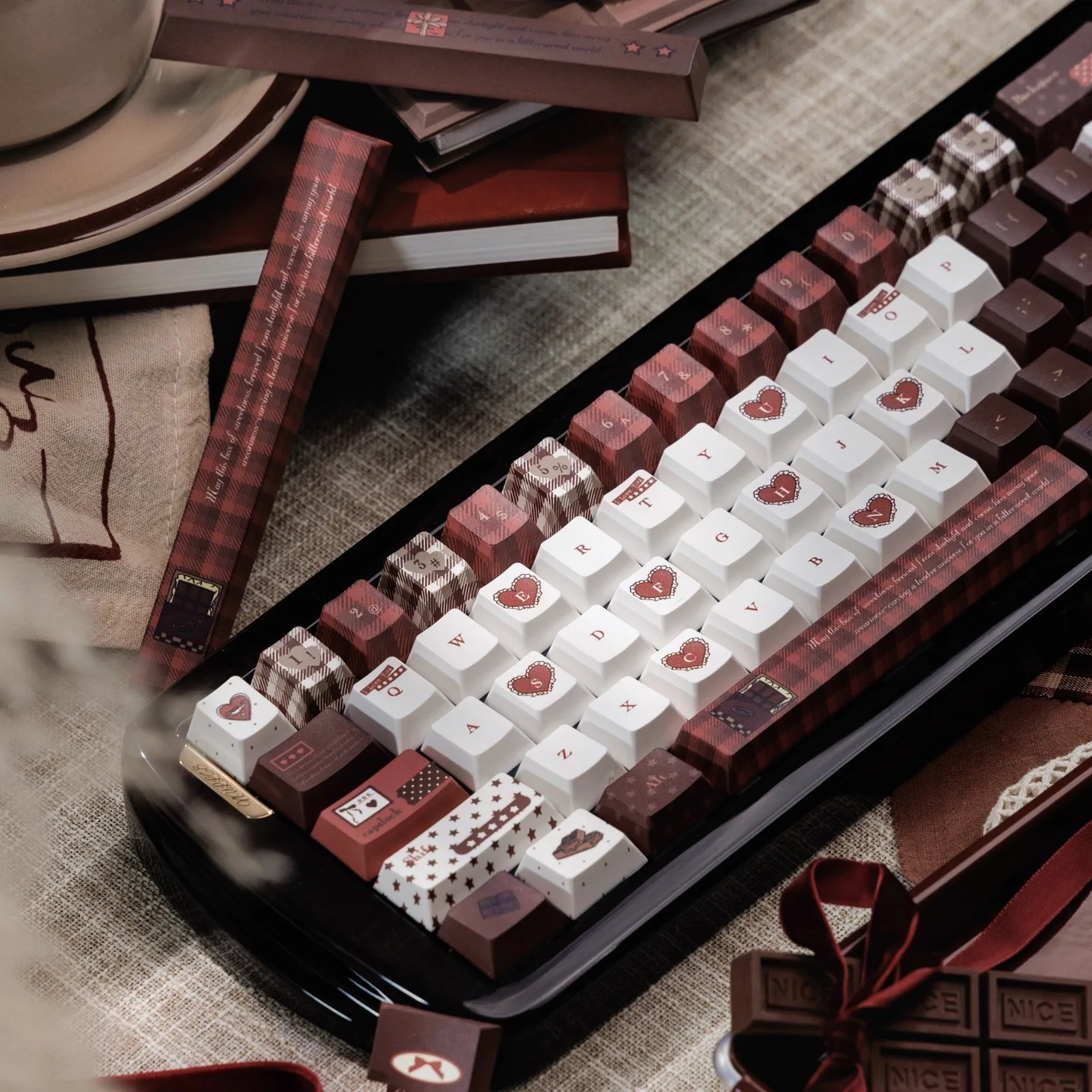 

Velvet Secret Realm Keycaps FOA & Original Factory Height PBT Five-Sided Sublimation Customized Mechanical Keyboard Keycaps Orig
