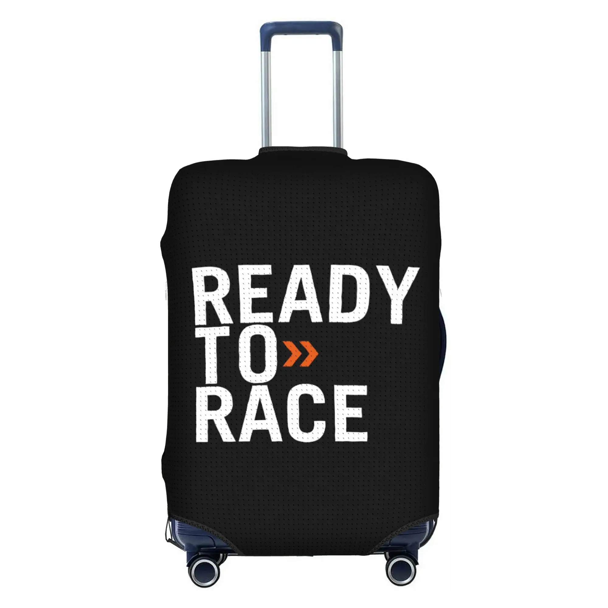 Custom Ready To Race Luggage Cover Fashion Racing Sport Motorcycle Rider Suitcase Protector Covers Suit For 18-32 inch