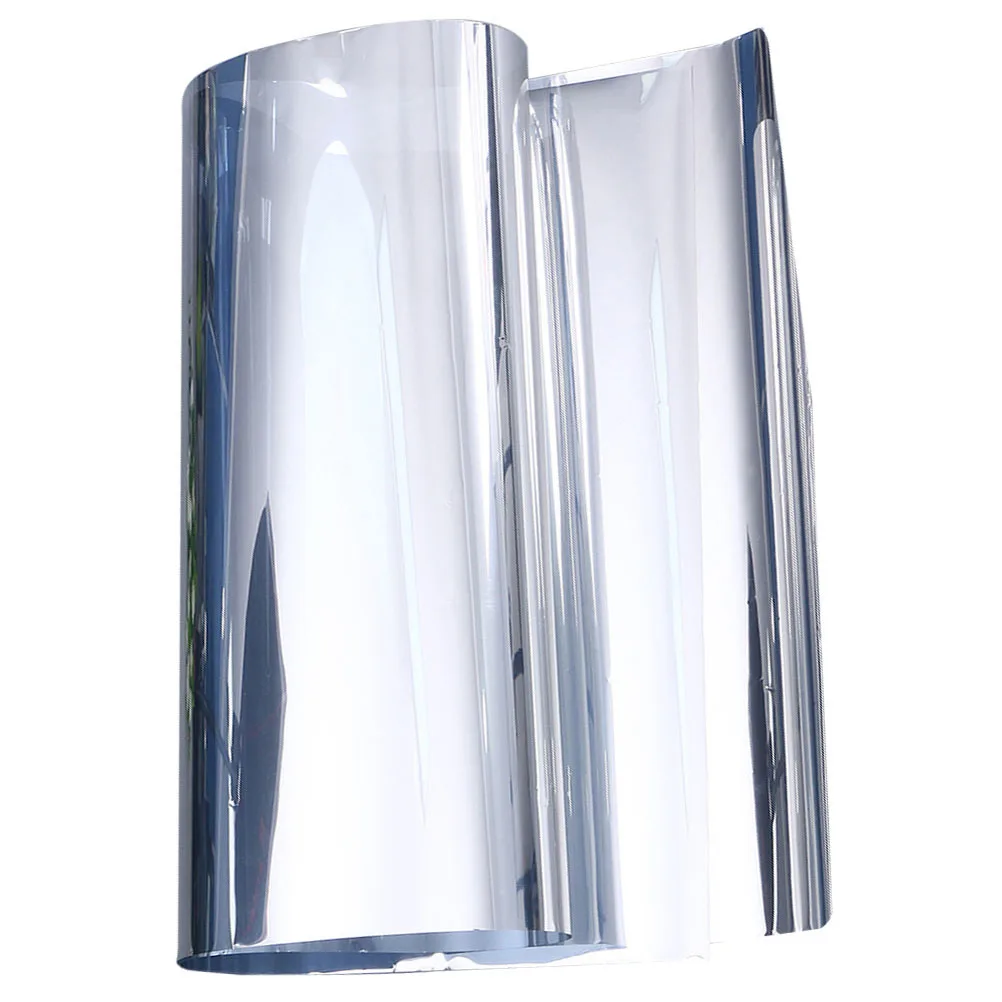 1 rolo de filme de privacidade para janela de isolamento térmico, não adesivo, bloqueio solar, filme de tingimento de vidro, interior, escritório, banheiro, pvc, animal de estimação