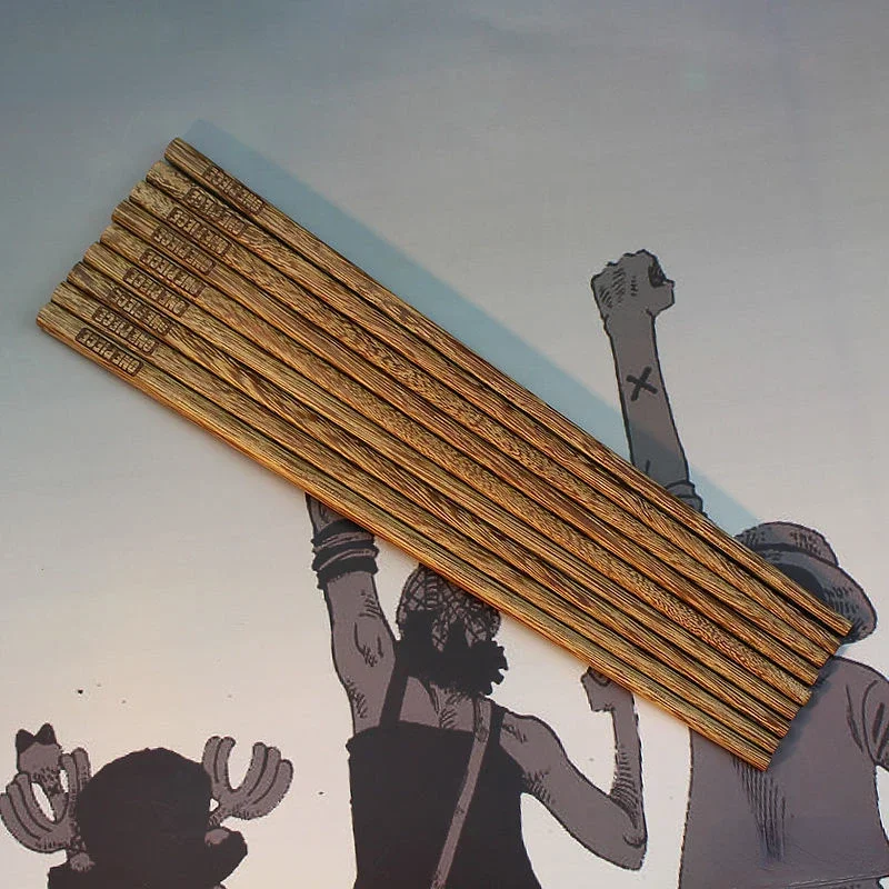ตะเกียบหนึ่งชิ้น2คู่ตะเกียบไม้ไผ่กันลื่นใช้ซ้ำได้การ์ตูนตะเกียบ Hashi อุปกรณ์ที่ใช้บนโต๊อาหารแบบพกพาของขวัญ