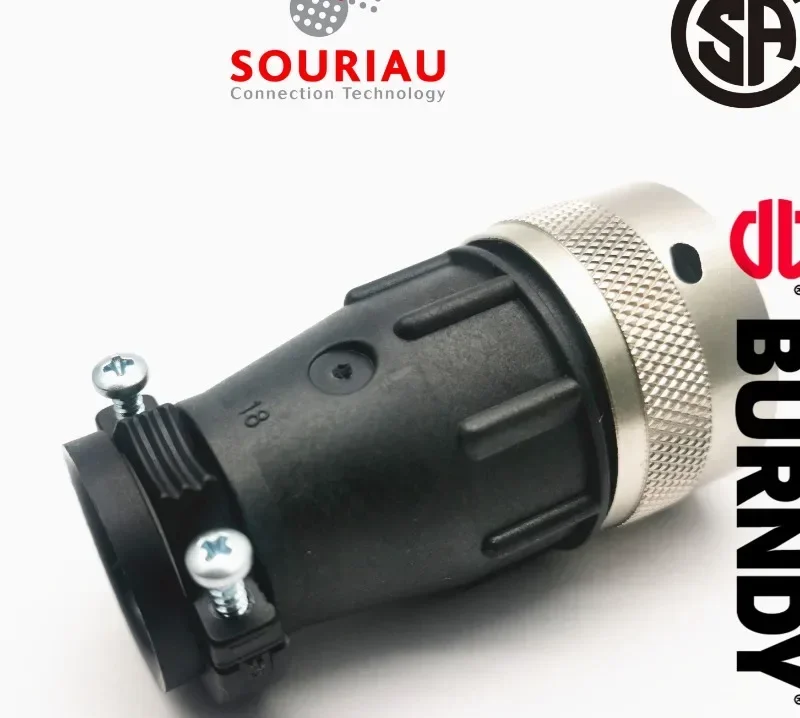 BURNDY SOURIAU industrial 23 core plug female head 23 core female head+AC tail clip+23 socket UTG61823S+UTG18A