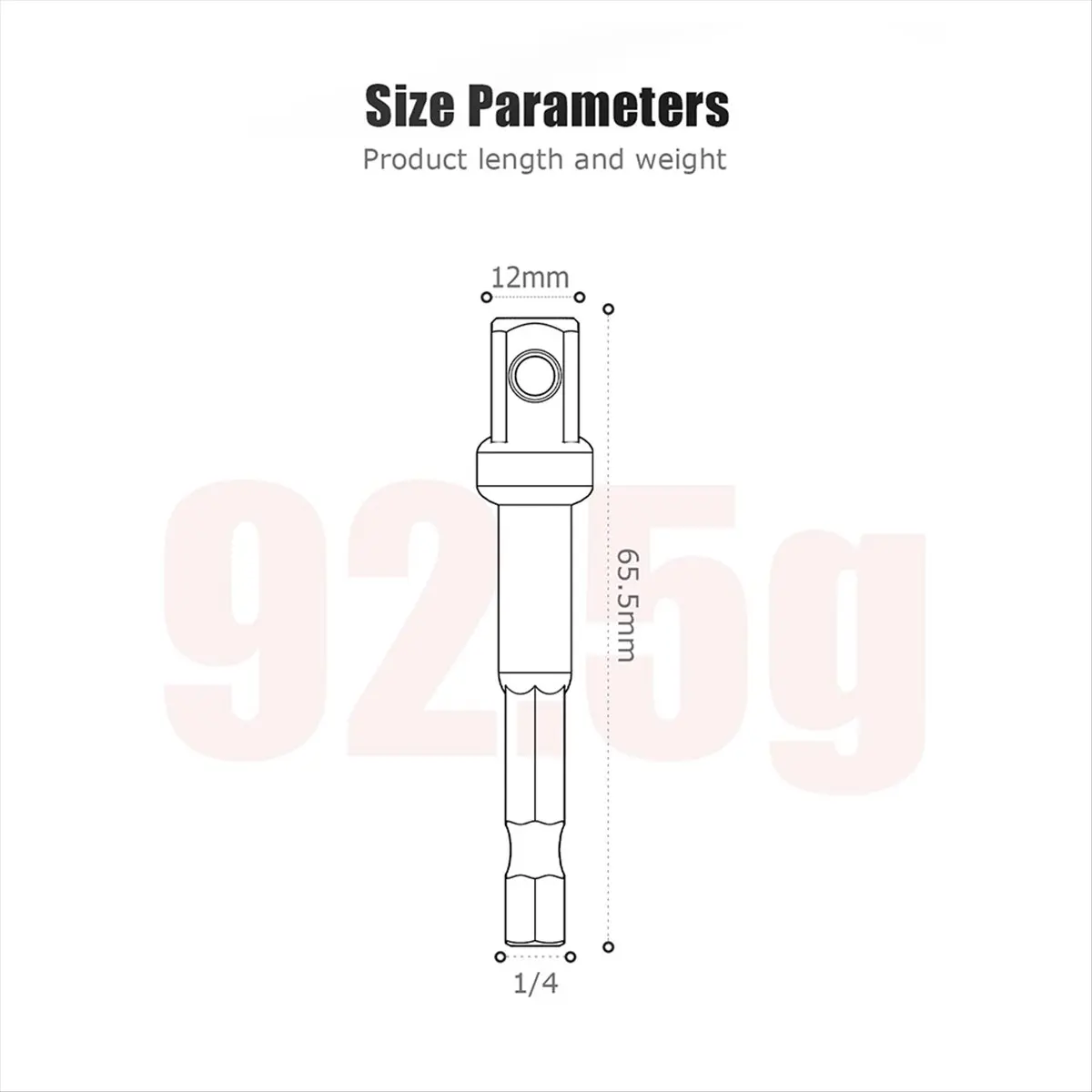 2026 New 3/8 Impact Adapter, 10 Pack 3/8 Socket Adapter 1/4 Inch to 3/8 Socket Adapter Kit for Impact Driver, Automotive DIY