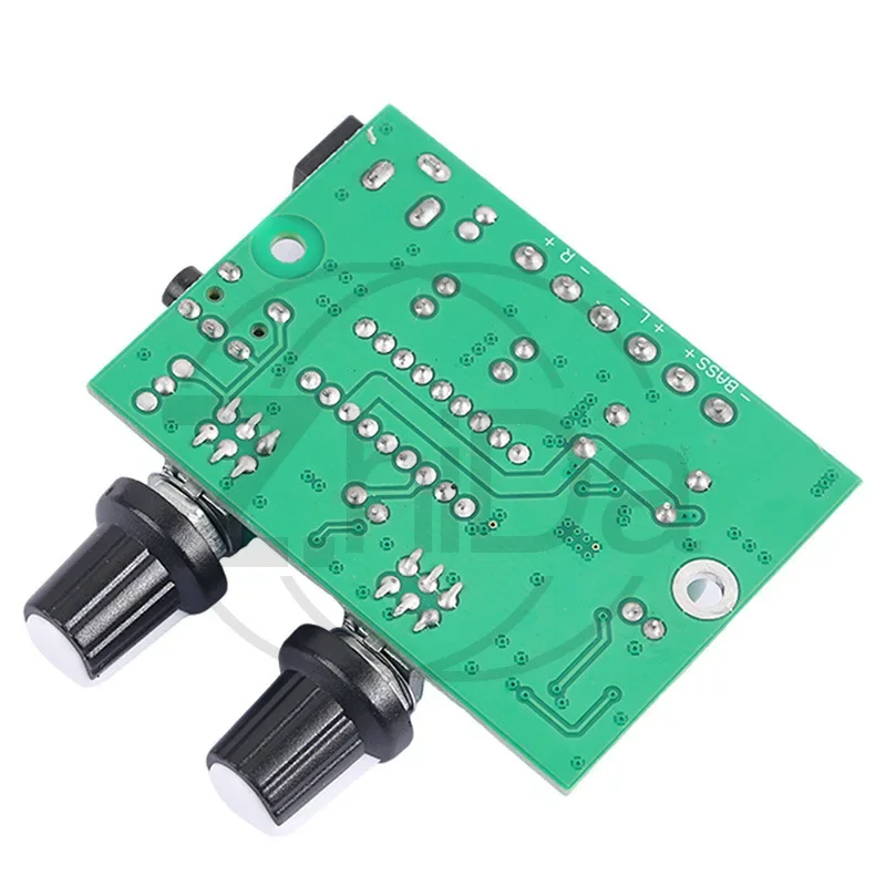 2.1 Channel 12V Class D Digital Audio Amplifier Board 25W+2*6W Heavy Bass Amp Module