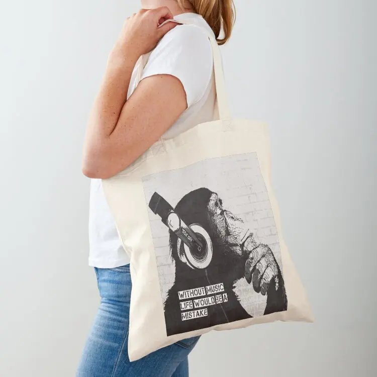 

Without Music Life Would Be A Mistake Tote Bag great bag Portable shopping bag hand bags woman shopping