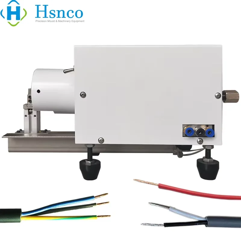 Picture 4: Pneumatic Multicore PVC Cable Jacket Peeling Stripping Twisting Machine Flexible Wire Strip Twist Processing Equipment