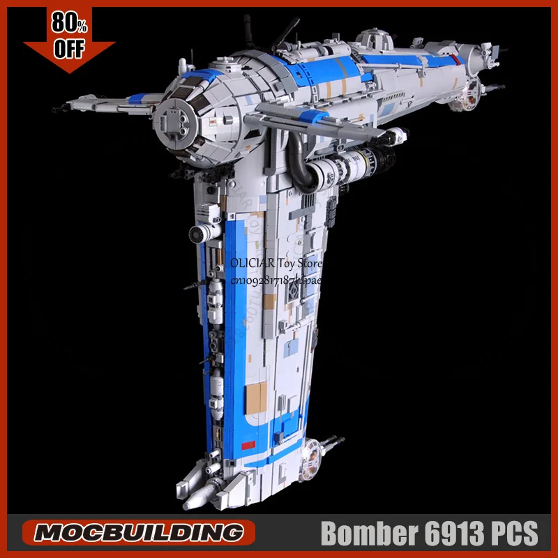 

UCCS Space Movie MOC Building Blocks Bomber Starfighter Technology Bricks ATransportion Toys Collection Display Xmas Gifts