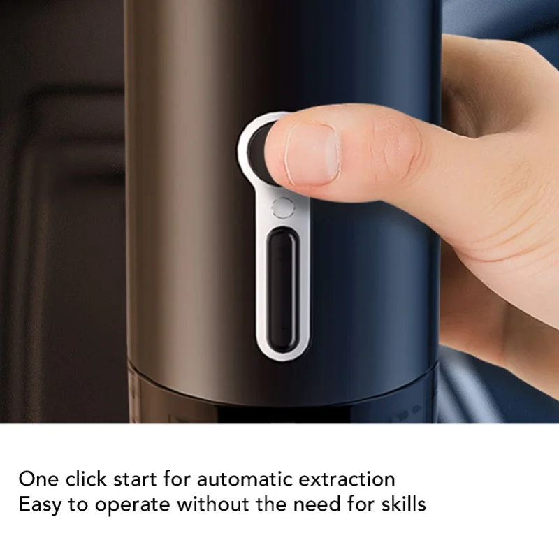Automatic Cordless Coffee Maker Travel Heating For Car Camping Hiking Office Ground Coffee Capsule Compatible