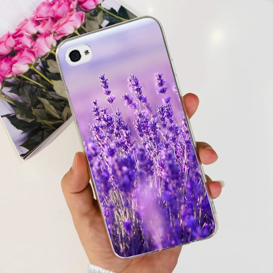 غطاء سيليكون ناعم لـ Apple iPhone 4 ، جراب ، رائد فضاء ، شفاف ، ممتص للصدمات ، زهرة مشهورة ، 4 s ، 4 s