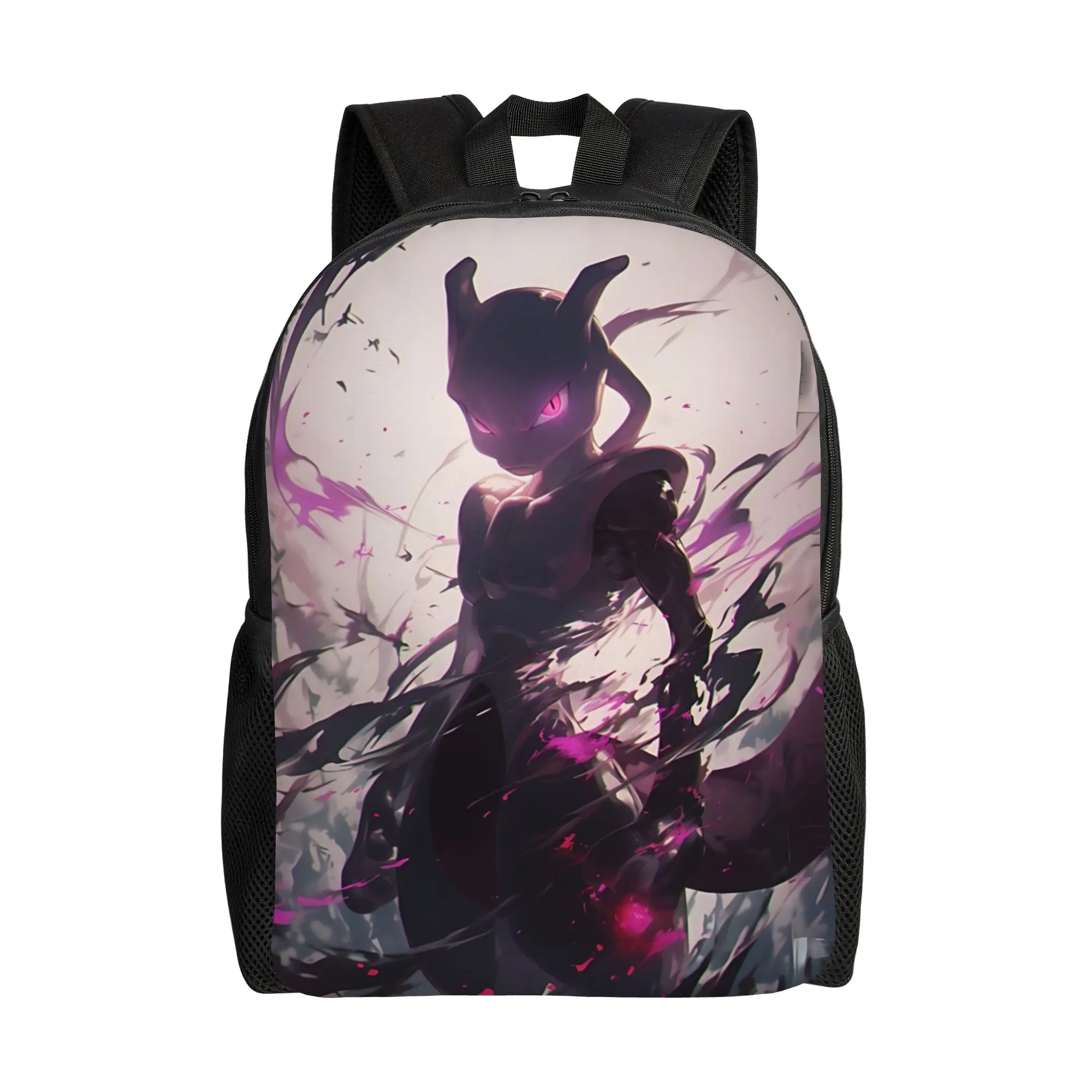 

1PC Fashion Backpacks Mew And Mewtwo pokemon Daypack funko Versatile For Work Sturdy Shoulder Rucksack