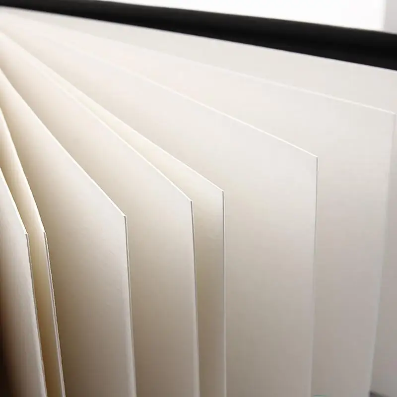 Diário em branco para mulheres, requintado caderno celestial de dois lados para escrever, compacto, flexível, lindos diários, tinta guache