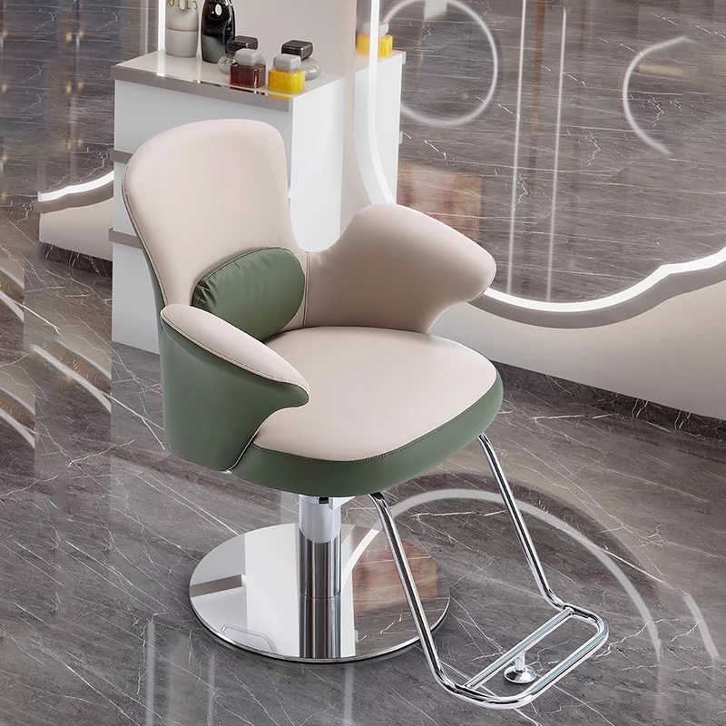 

Dressing Chair Beauty Aesthetic Furniture Reclining Barber Desk Chairs Saloon Hair Professional Silla Barberia Salon Stool