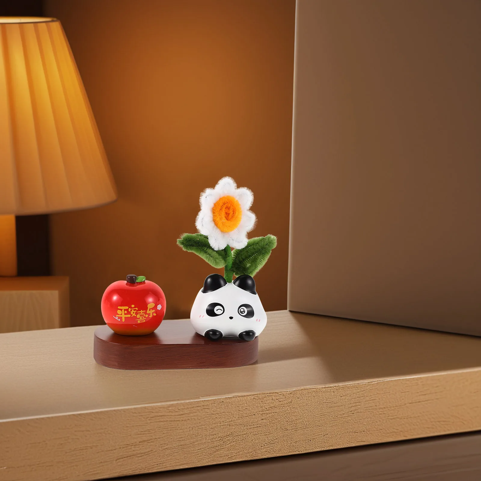 

Decorative Dashboard Ornament for Car Artificial Flower and Animal Creative Cute Interior Car Accessory Dashboard Decor