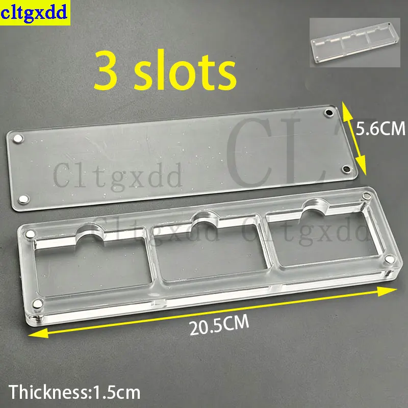 Cltgxdd 1piece is suitable FOR GBA game card box magnetic cover high transparent acrylic game display box storage box