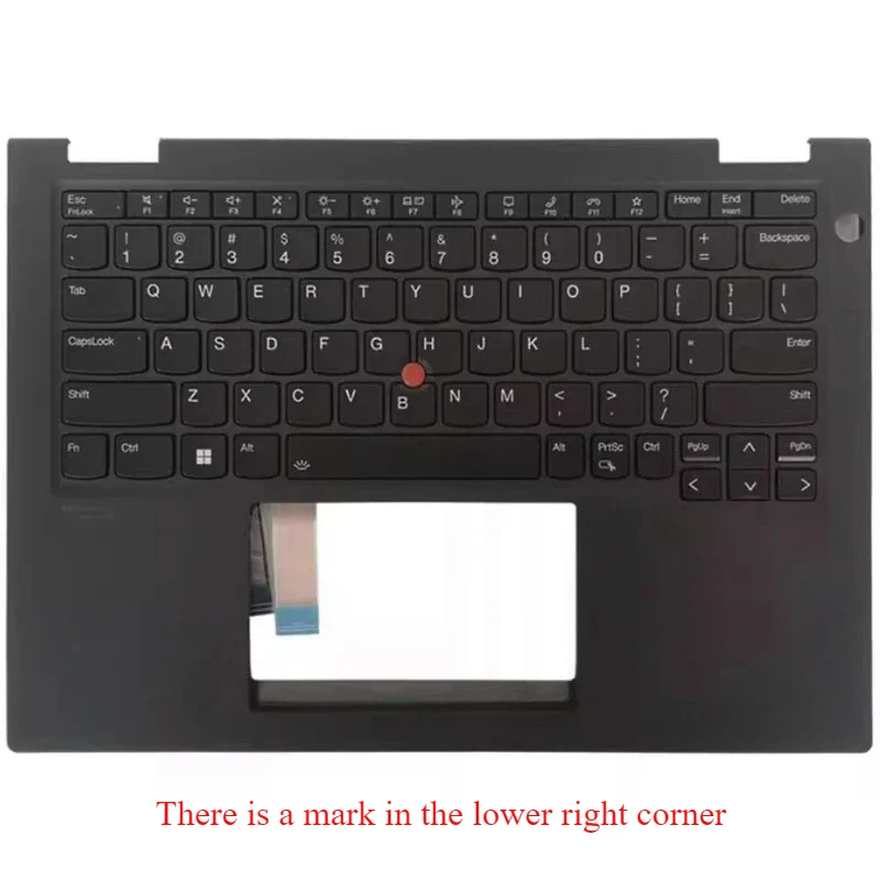 

New Laptop case For ThinkPad X13 Yoga Gen2 Palmrest Upper Case Cover C Shell With US Backlit Keyboard