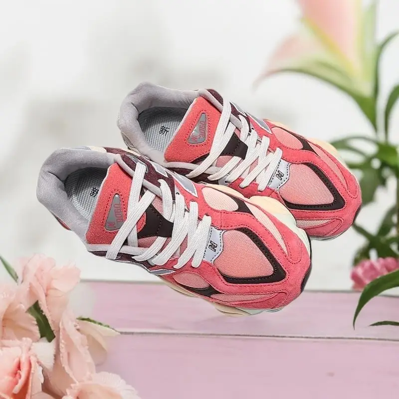 9060 Retro hardloopschoenen - unisex koppel, trendy patchwork, herfst/winter warm veelzijdig