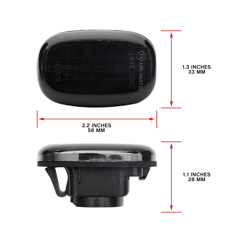 لتويوتا سوبرا MKIV سيليكا MR2 كورولا RAV4 بريوس I كارينا E Starlet هايلكس باسيو أفينسيس فيرسو الجانب الأمامي ماركر قذائف خفيفة