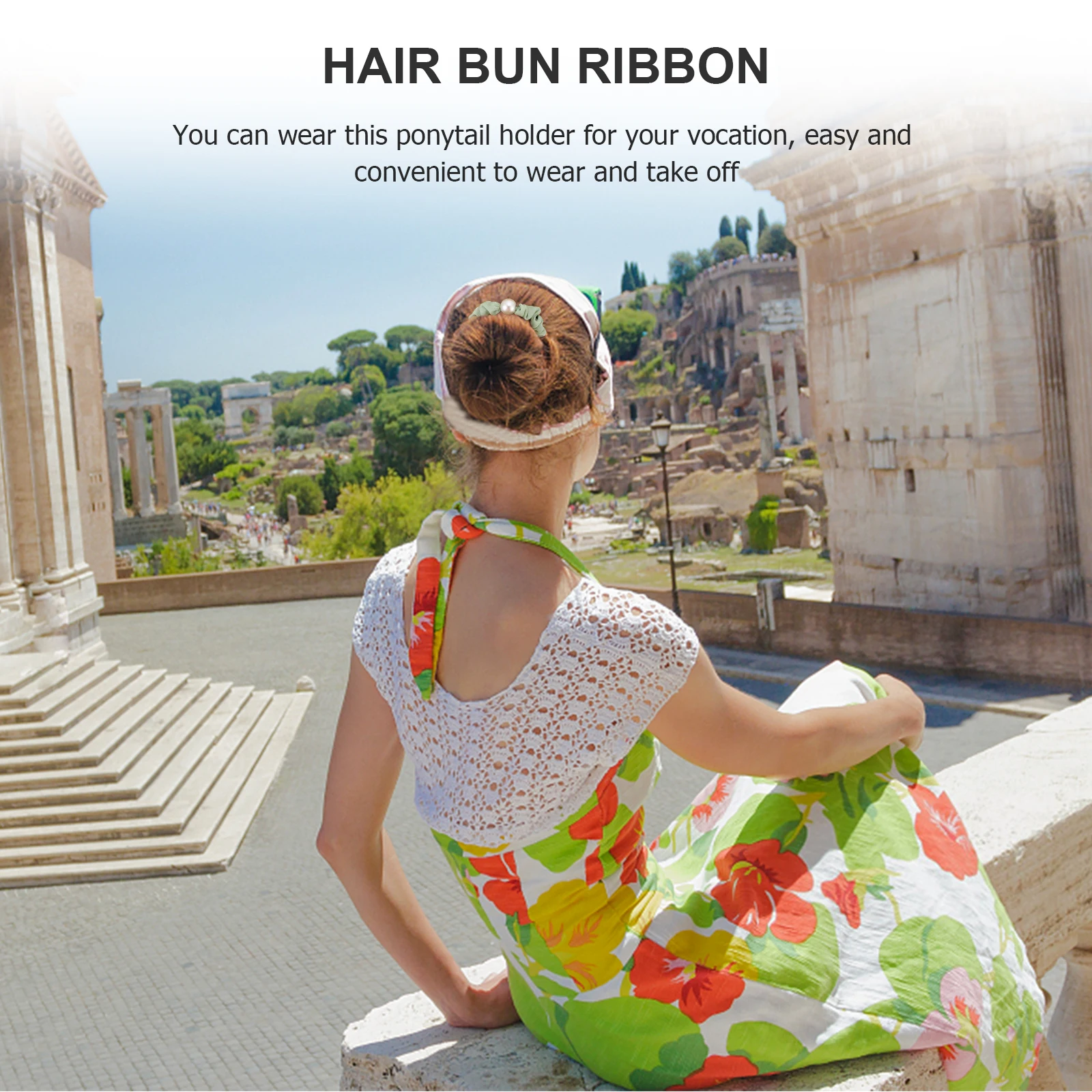 

10pcs Ties Hair Styling Holder Polyester Fabric Ponytail Holder Multiple Colors Hair Styling Accessories