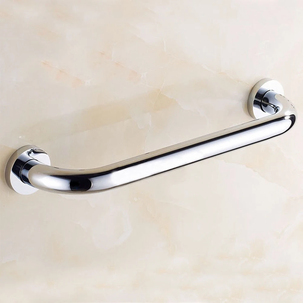 33cm Stainless Steel Bathroom Bathtub Hand Bar Anti-Skid Handle Armrest for Elderly Children