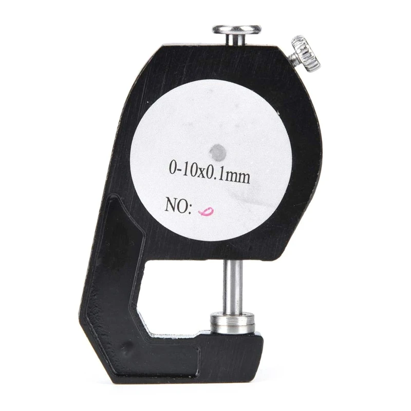 Dial Thickness Gauge Flat for Head Thickness 0-10mm Tester Dial Measuring Tool for Paper Leather Cloth Paper Film Drop Shipping