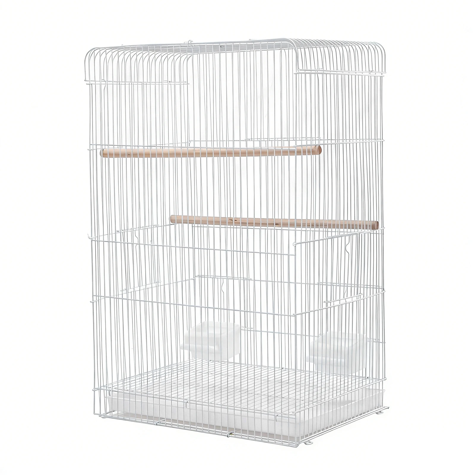 

Household Bird Cage Impact Resist Portable Parrot Cage Removable Tray Large Bird Carrier for Indoor Outdoor Home Bird Feeding