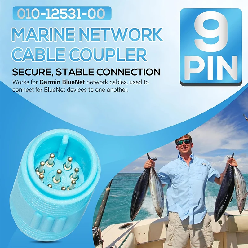 010-12531-00 Marine Network Cable Coupler Extension Cable Coupler Fits for Garmin BlueNet Network image 2