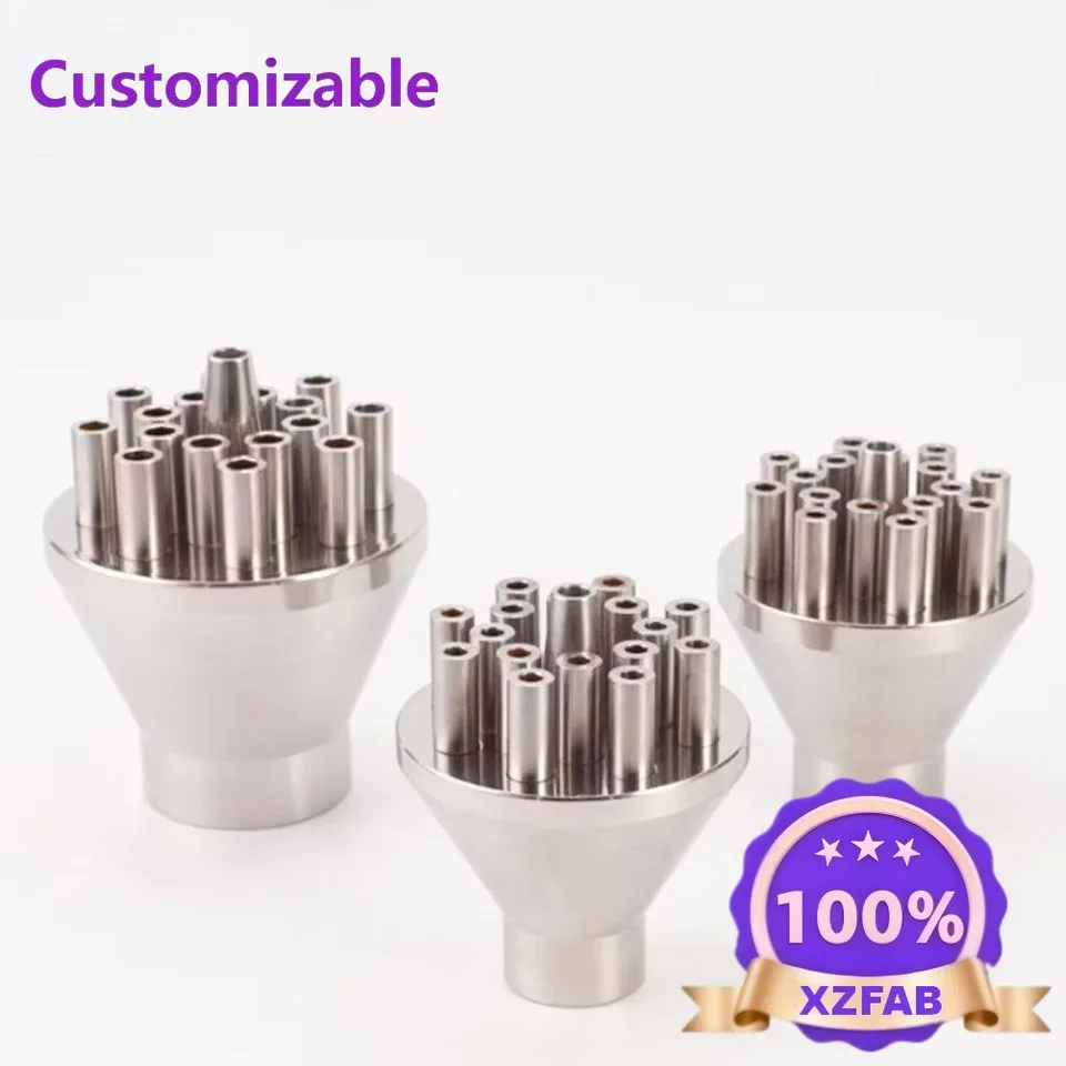 Factory Direct 2026 Stainless Steel 304 Center Straight Up Jet Fountain Nozzle DN25 DN40 Adjustable Water Spray Head For Garden