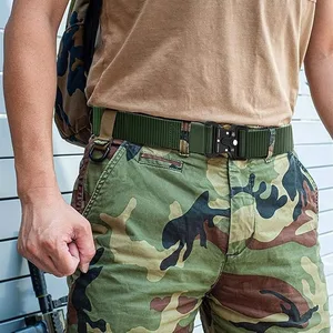 New Men's Tactical Nylon Multi-function Belt Retro Outdoor Adventure Belt Fashion Men's Waist Accessories Wholesale