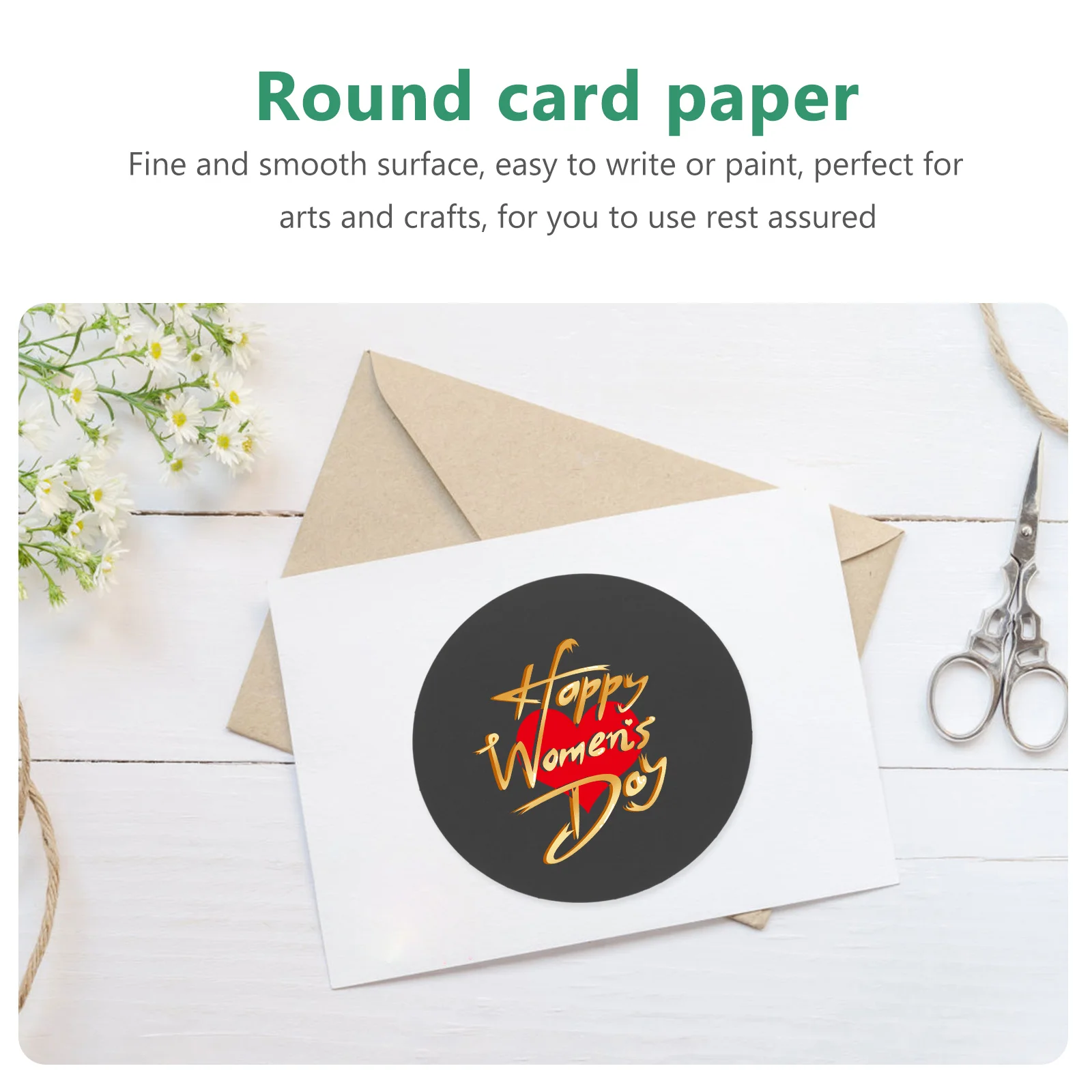 40 ورقة من ورق البطاقات المستديرة، ورق رسم سميك، أوراق رسم صلبة محمولة للألوان المائية، أقلام تلوين، علامات فنية يمكنك صنعها بنفسك #1