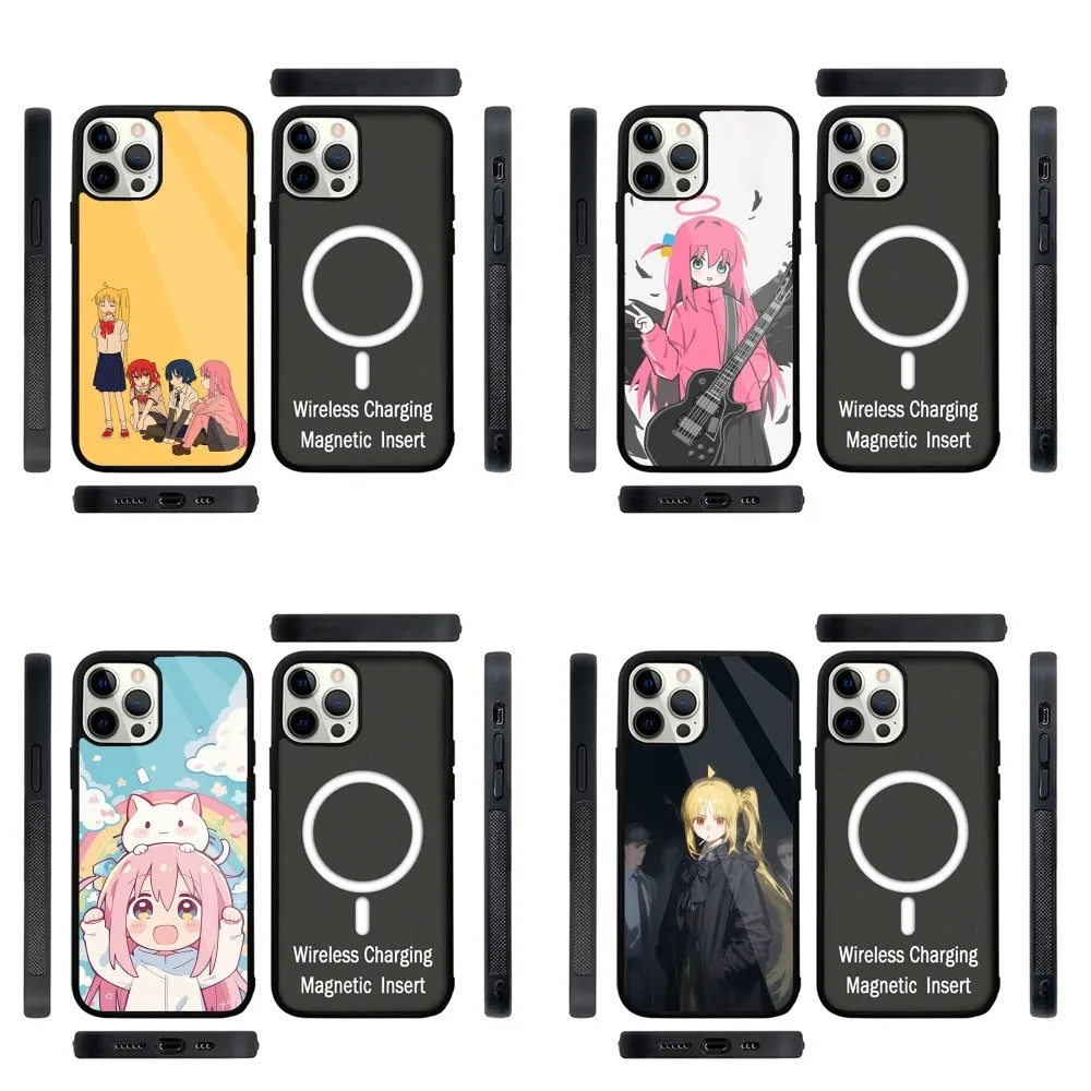 

Anime B-BocchiS The R-Rock Phone Case Strong Magnetic For IPhone 15,14,13,Pro,Max,Plus,11,12,Mini For Magsafe Wireless Charging