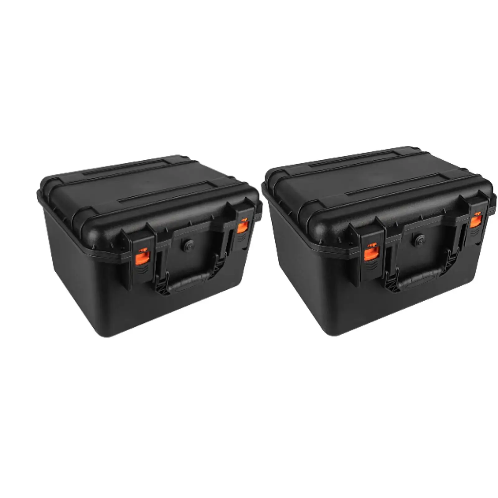 Tool Storage Case Carrying Case Dustproof with Pull Handle Waterproof Shockproof Protective Case for Equipment Tools Accessories