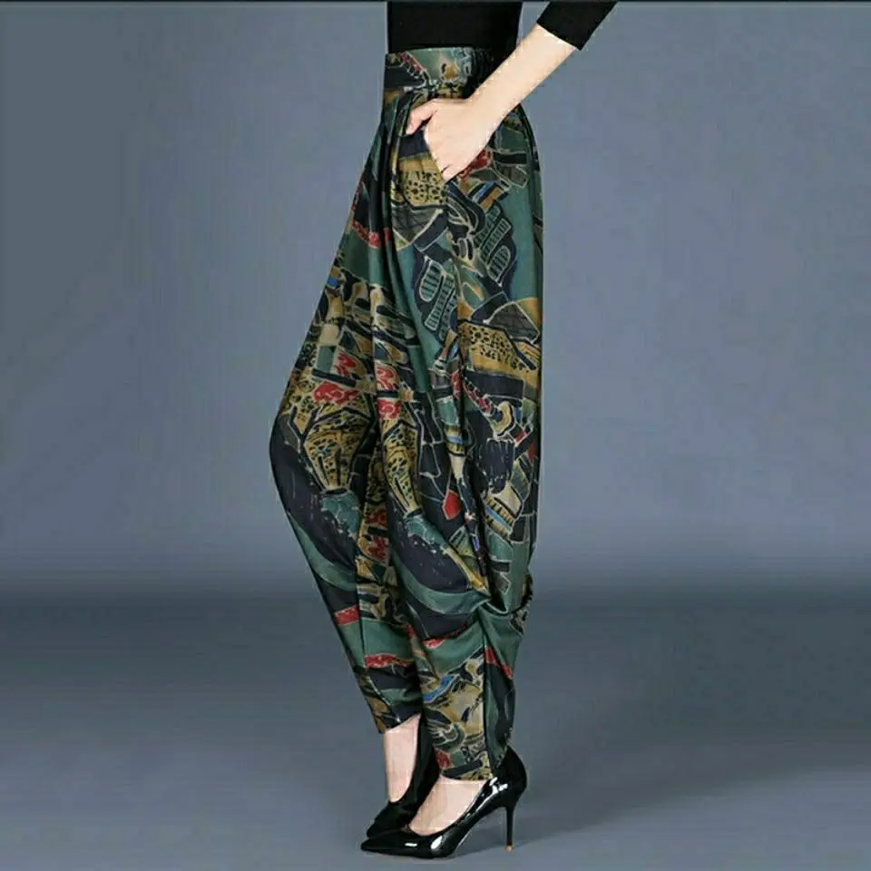 

Брюки-карго свободного кроя больших размеров, весна 2025, прочные, с широкими штанинами, повседневные, с высокой талией, с принтом «морковь»